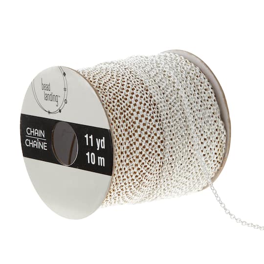 6 Pack: 11yd. Silver Chain Spool by Bead Landing&#x2122;